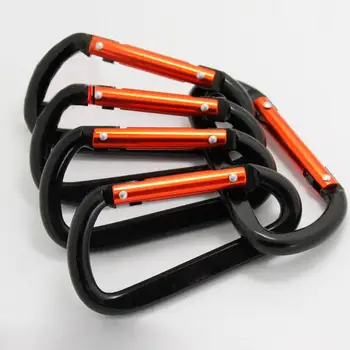 

5PCS Aluminum Alloy Carabiners Key Chain Clip Kettle Key Toy Bag Buckle Carabiner Outdoor Camping Snap Hook Hiking Accessories