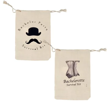 

Bachelorette hen Party bridal shower Wedding bride to be Bridesmaid groom Groomsman Recovery Survival Kit gift Bag decoration