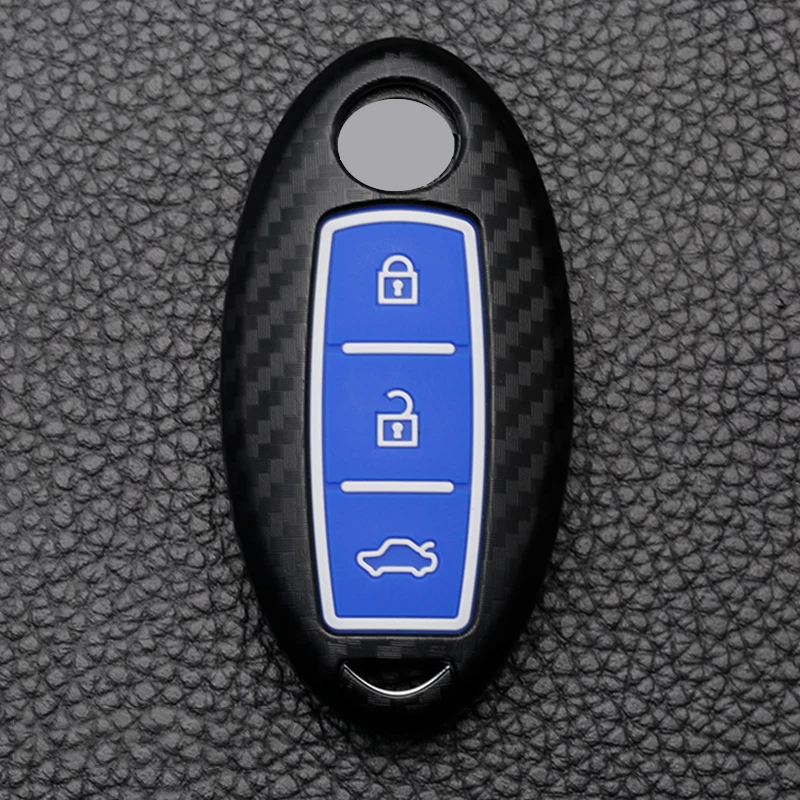 

Car Key Case Cover For Nissan Qashqai J10 J11 X Trail t31 t32 Teana Tiida Juke Note Pathfinder For infiniti Q50 FX35 FX37 Q60