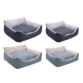 

Cat Dogs Warm Bed Soft Cloth Pet Nest for Small and Medium Size Pets, L/S