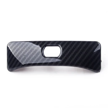 

beler Carbon Fiber Style Electronic Handbrake P Button Cover Trim Fit for Mercedes Benz C GLK E Class W204 X204 W212 2008-2014