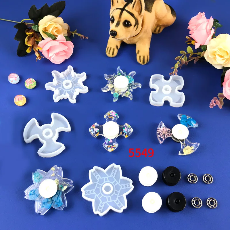 DIY Fingertip Gyro Resin Silicone Mold Vent Decompression Toy Fingertip Gyro Making Accessories Handicraft Epoxy Resin Mold DIY Fingertip Gyro Resin Silicone Mold Vent Decompression Toy Fingertip Gyro Making Accessories Handicraft Epoxy Resin Mold