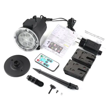 

High Light LED Garden ProjectorOutdoor Waterproof LED Lights Holiday Landscape Decoration Spotlight Lamp For Home Garden