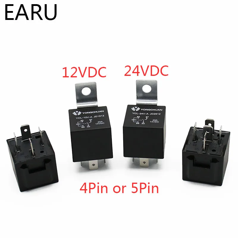 1PCS Integrated Automobile Relay 12V 40A 5PIN AUTO Relay Car Relay Wasserdicht