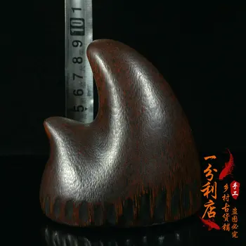 

Tibet old material solid double angle sharp angle Old Yak angle original angle sharp handle raw material ornament