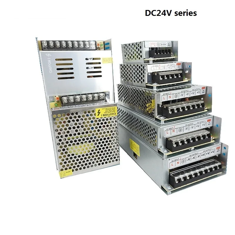 

Switching power supply fonte AC110~220 to DC24V 2A50W 3A75W 4.2A100W 5A120W 6.5A150W8.3A200W10A250W15A360W 20A500W led smps led