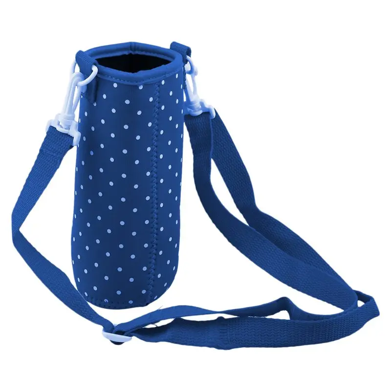 

500ML Water Bottle Waterproof Pouch Shoulder Strap Cover