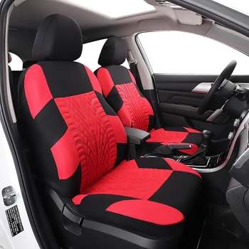 

5PCS/Set Car Seat Cover Dust Cover Seat Protector Universal Car Seat Cover Red Car Seat Covers Car Accessories