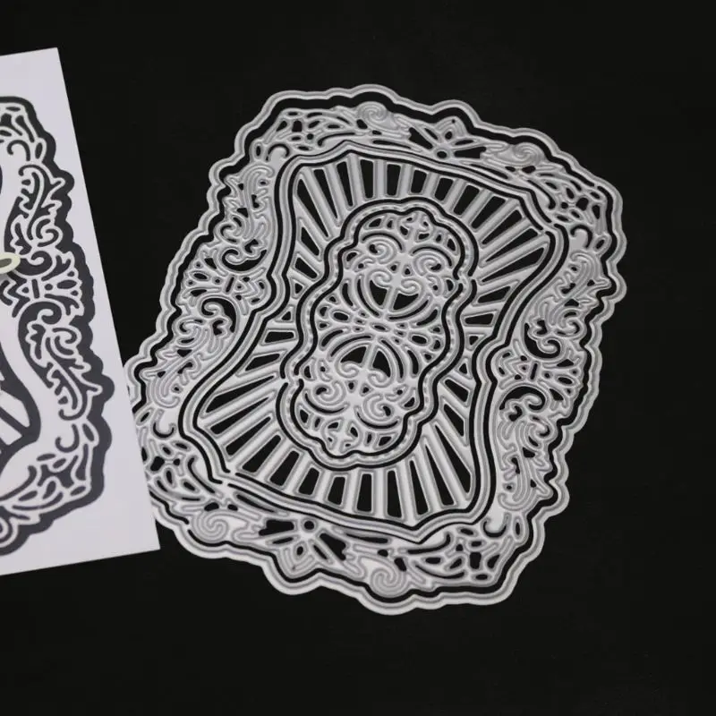 

Flower Border Metal Cutting Dies Stencil DIY Scrapbooking Album Stamp Paper Card Embossing Decor Crafts