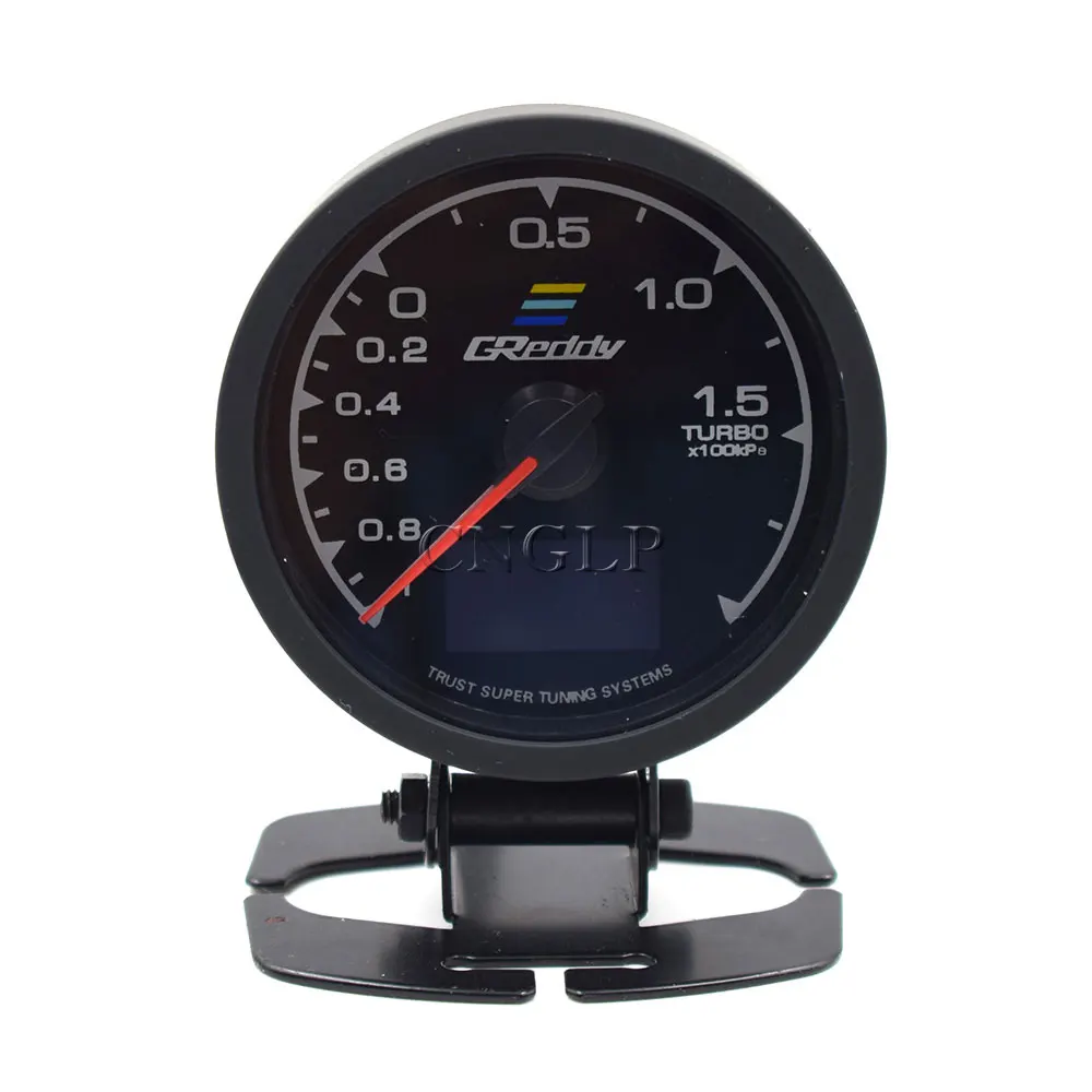 62 мм 7 цветов в 1 гоночный манометр GReddi Multi D/A ЖК-цифровой дисплей Turbo Boost автомобильный измерительный прибор 2,5 дюйма