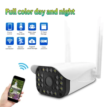 

IP66 Waterproor IP Camera Wifi Mini HD1080P Home Security Wireless Small CCTV Infrared Night Vision Motion Detection SD Card