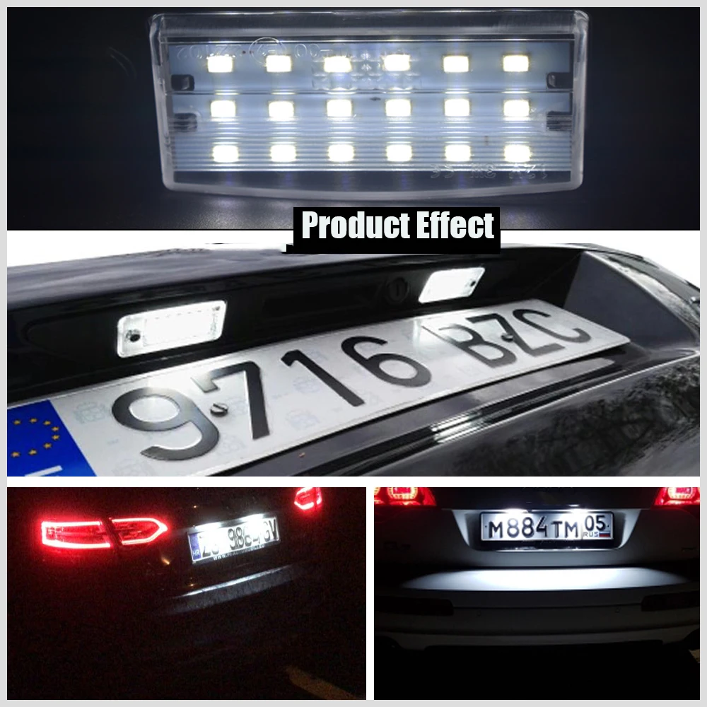 2 шт. светодиодные номерные знаки для Nissan Pathfinder Altima Murano Maxima Rogue X-Trail 32 NV Infiniti EX FX