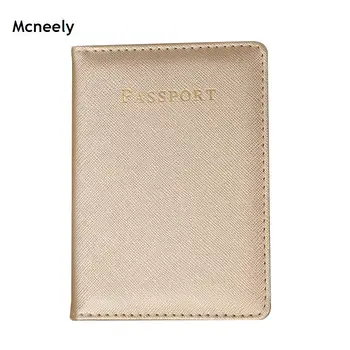 

Mcneely Solid Passport Holder Multifunctional Soft PU Leather Passport Case Unisex Travel Cover for Passport Cover All countries