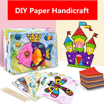 

DIY Cartoon Crafts Toys For Children Felt Paper Handicraft Kindergarten Material Funny Arts And Craft Gift for Boy Girl