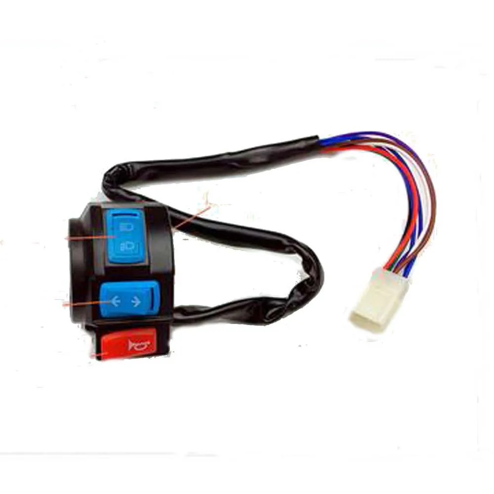 Electric Tricycle Left Handle Switch Assembly Three Speed Headlights Left Handle