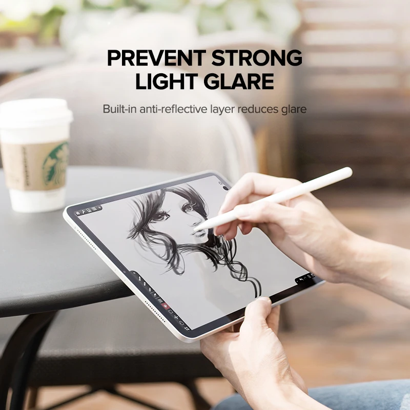 Ugreen Защитная стеклянная бумага как матовая пленка для Apple iPad Pro 11 10,5 9,7 12,9 7,9 iPad mini 5 4 бумага как протектор экрана