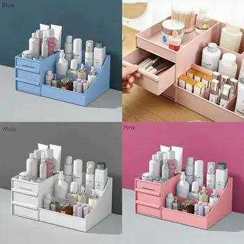 

Desktop Cosmetic Storage Box Makeup Drawer Organizer Large Capacity For Jewelry Nail Polish Mobile Phone Sundries