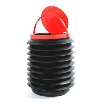 

Foldable Multifunctional Telescopic Bucket with/without Cover Folding Storage Barrel Portable In-car Mini Trash Can Car Supplies