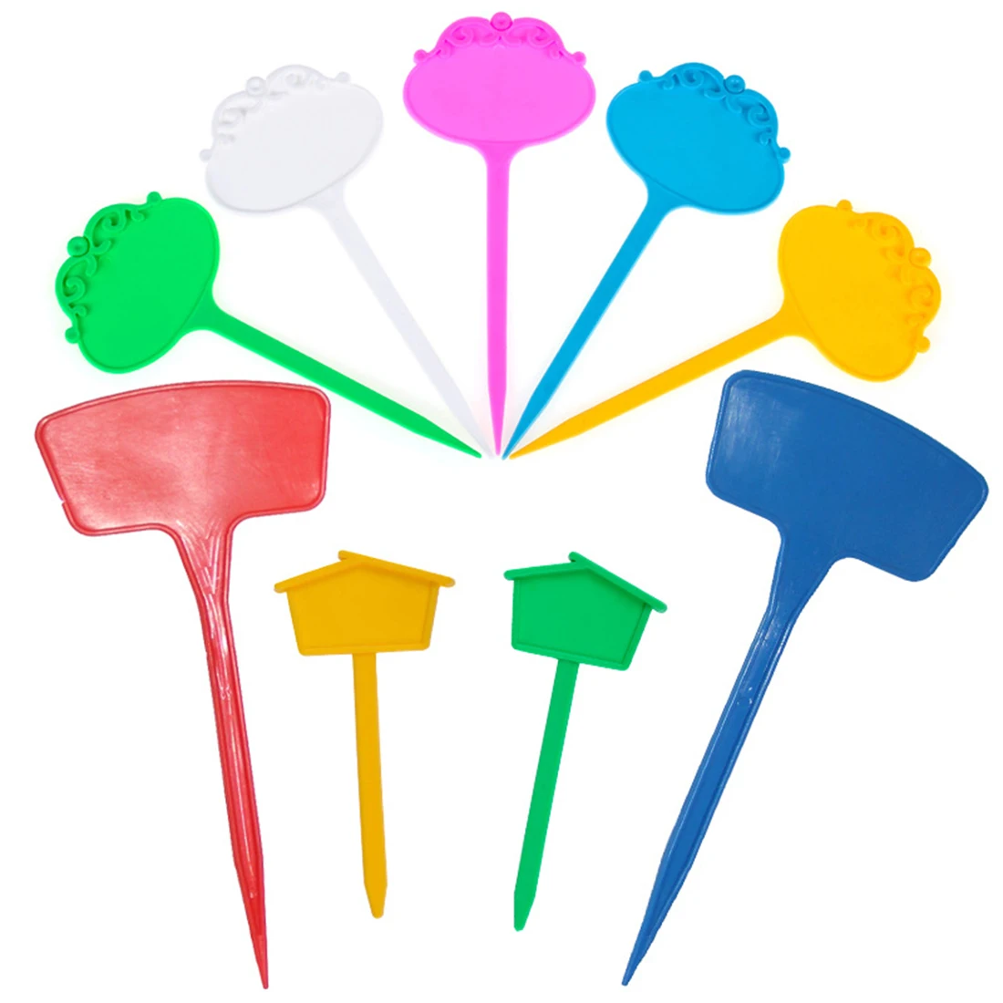 10Pcs 30cm Upturned Plant Tags Garden Plant Markers Nursery Garden Labels Stakes For Garden Blue S 1 10Pcs 30cm Upturned Plant Tags Garden Plant Markers Nursery Garden Labels Stakes For Garden Blue S 2
