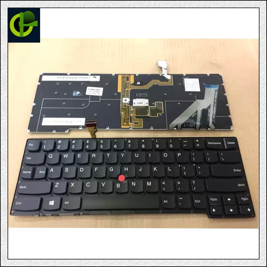 Оригинальная английская клавиатура с подсветкой для lenovo thinkpad X1C 2014x1 carbon gen 2 type 20A7
