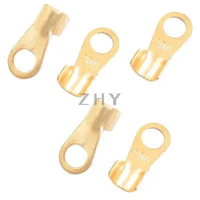 

5 Pcs 20A Open Cable Connector Ring Tongue Copper Passing Through Terminals