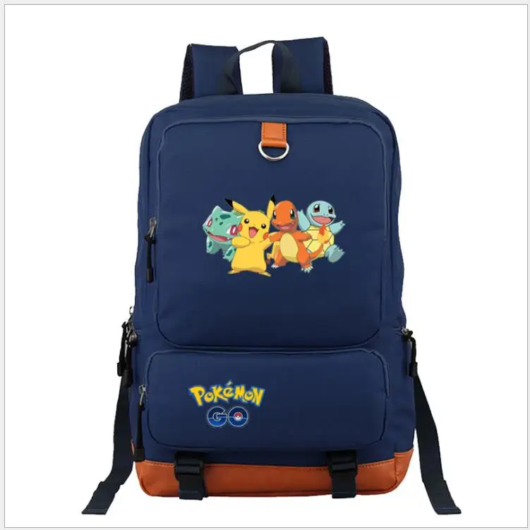 as pictures Mochilas модный рюкзак Pokemon Go, рюкзак для студентов, рюкзак для компьютера, школьные сумки, большая Вместительная дорожная сумка для ноутбука - Цвет: as pictures