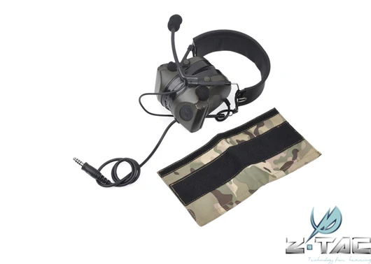 Z044-FG ZTAC конфигурация версия силиконовый наушник водонепроницаемый страйкбол гарнитура Z044 - Цвет: Z044-FG