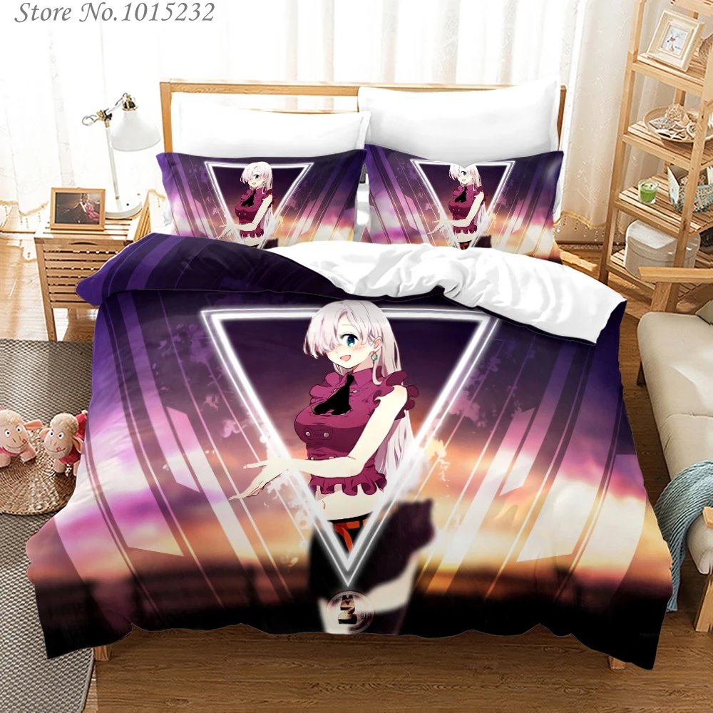 The Seven Deadly Sins 3D Printed Bedding Set Duvet Covers Pillowcases Comforter Bedding Set Bedclothes Bed Linen 02 