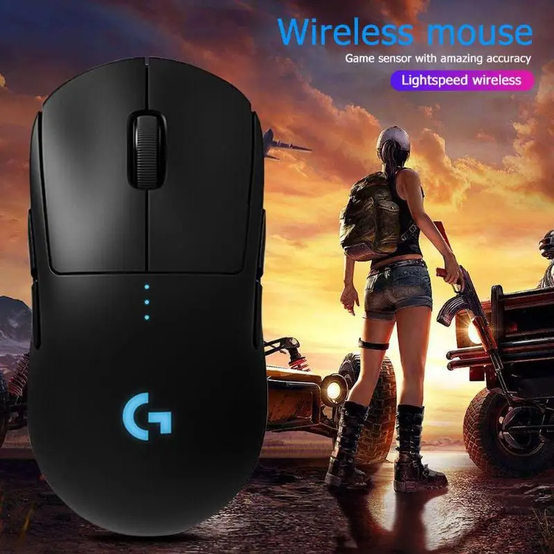Программируемая Беспроводная игровая мышь logitech G PRO Lightspeed 16000 dpi, регулируемая мышь Hero sensor RGB