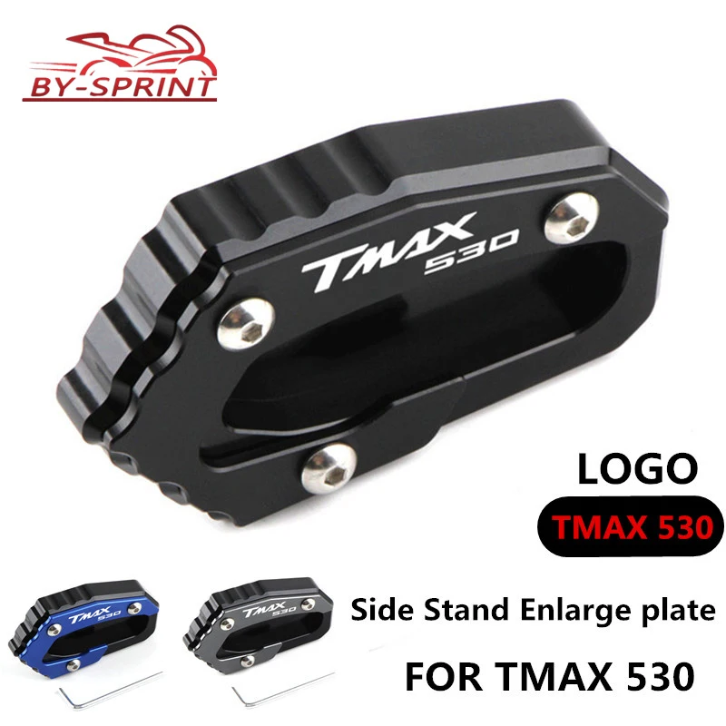 

NEW Motorcycle CNC Foot Side Stand Kickstand Extension Pad Enlarge Plate For YAMAHA T-MAX TMAX 530 tmax530 2017-2020