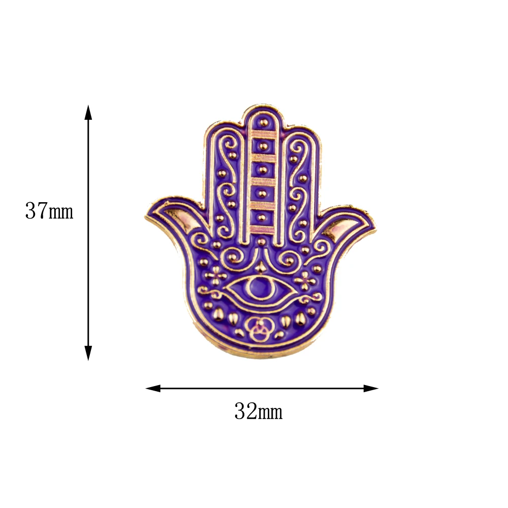 

100pc Metal Badge Brooch Pin Eye of Horus Evil Eye Enamel Pin Coat Backpack Bag Accessories