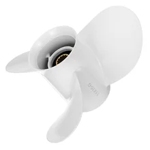 Морской Пропеллер 11 x 15-G лодка подвесная 663-45943-02-EL подходит для Yamaha 40-60HP Алюминий белый 3 лезвия 13 сплайн зуб