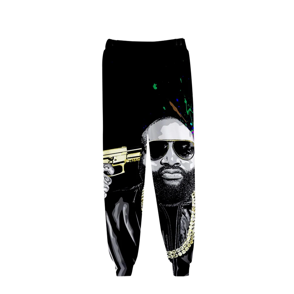 Swag Rap Rick Ross мужские повседневные штаны джоггеры мужские тренировочные брюки длиной до щиколотки хип-хоп спортивные брюки дропшиппинг