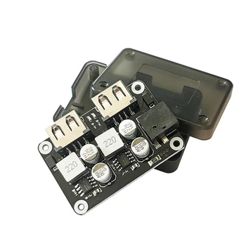 

Dual USB step down module DC6-32V turn 3~12V default 5V 24W support QC2.0 QC3.0 MTK PE1.1/2.0