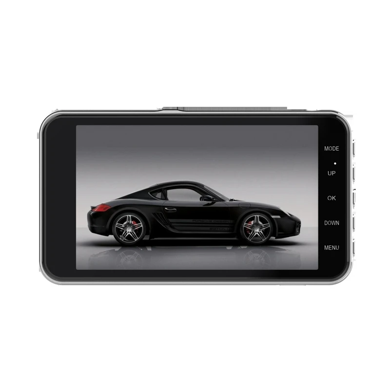 Camera 4 Inches IPS Screen Car Dvr FHD 1080P with Rearview Rear Cam Ultra-Thin Style Night Version
