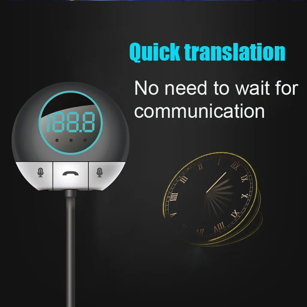 Умный переводчик Bluetooth Автомобильный переводчик интеллектуальная голосовая переводная машина 38 языковая поддержка перевода Многоязычная s