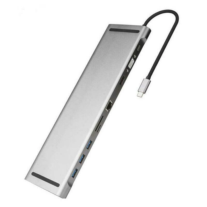 10 в 1 USB-C к HDMI кабель конвертер Usb type C переключатель к HDMI 4K Кабель-адаптер 1080P для компьютера гарнитура мобильного телефона планшета - Цвет: SV