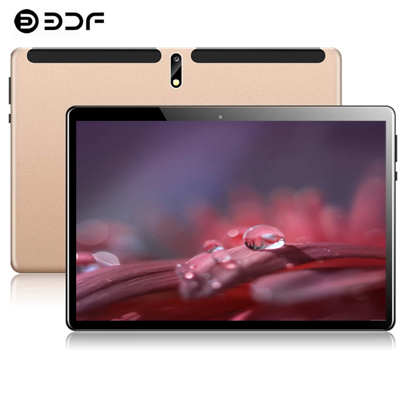  2.5D Steel Screen 10.1 inch Tablet PC Android 9.0 8GB+128GB ROM Ten Core 4G Phone Call Bluetooth Wi