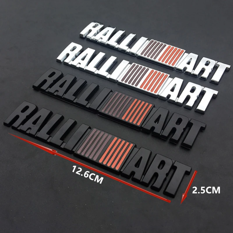 Металлическая Эмблема Ralliart для Mitsubishi Outlander Pajero Lancer ASX L200 Montero Eclipse Carisma наклейка на