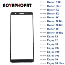 Écran tactile LCD noir avec capteur en verre, pour Huawei Honor X10 Play 4T Pro 9X 8X 8C 30 30i 20 10 Lite 20i=