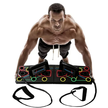 9 In 1 Push Up Rack Board Exercise At Home Body Building Comprehensive Fitness Equipment Gym Workout Training for Men Women 1