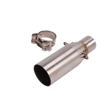 Slip On Motorcycle Exhaust Middle Link Pipe Mid Tube Stainless Steel Exhaust System For KYMCO K-XCT300i 2013-2017