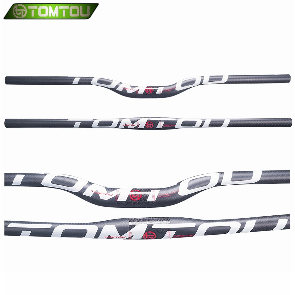 Из карбонового волокна от TOMTOU горный велосипед руль для велосипеда MTB труба из
