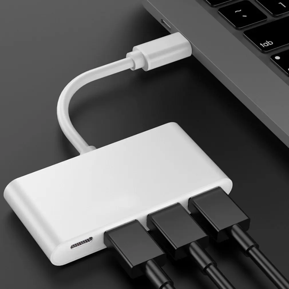 3,1 USB C концентратор type C к USB 3,0 сплиттер конвертер для MacBook Pro Air портативный Hab адаптер Аксессуары для ноутбуков