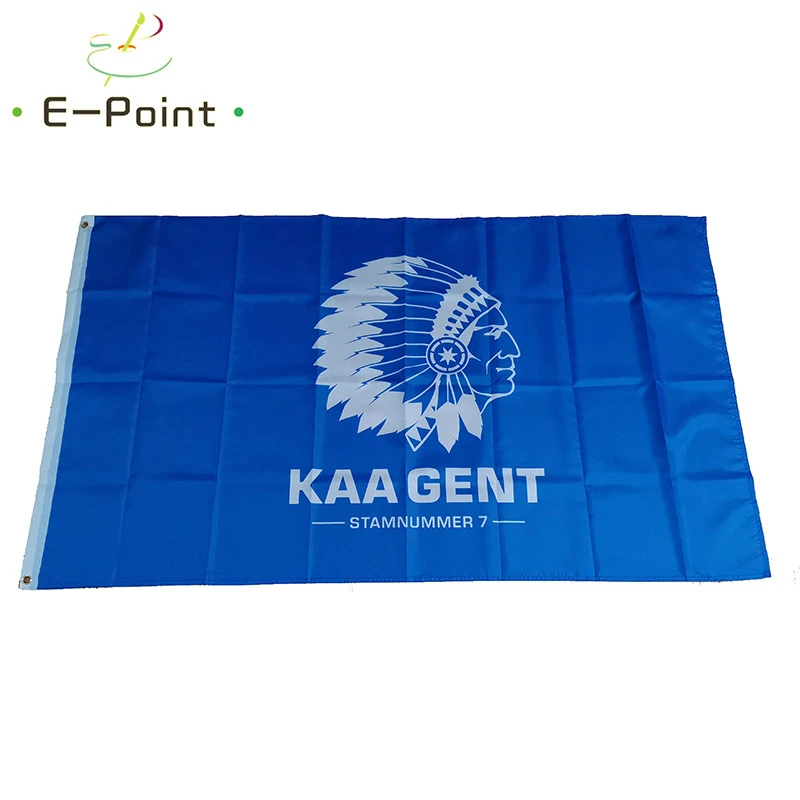 Бельгийский флаг KAA Gent 2ft* 3ft(60*90 см) 3ft* 5ft(90*150 см) размер рождественские украшения для домашнего флага баннер