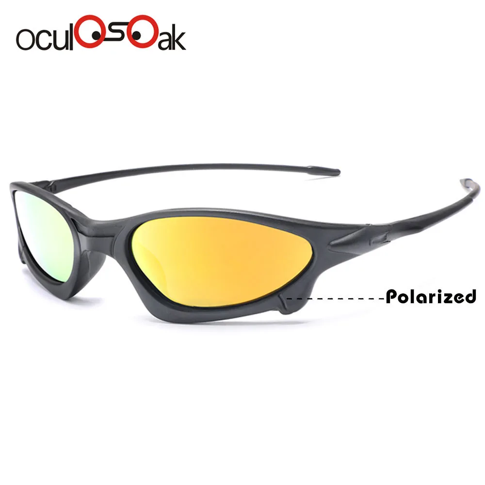orange lens Винтажные мужские поляризованные солнцезащитные очки квадратная Женская Ретро черная оправа солнцезащитные очки для мужчин Goggle Gafas De Sol P1034 - Цвет линз: orange lens
