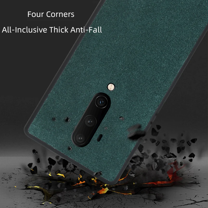 Чехол для телефона One plus 7T Pro из натуральной коровьей замши, чехол для телефона One plus 7T 7 Pro 7 6 6T 360, защитный чехол