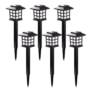

6Pcs Outdoor Figurine Lights Solar Pathway Lights Waterproof Led Solar Garden Lights Landscape Lights for Garden Pathway