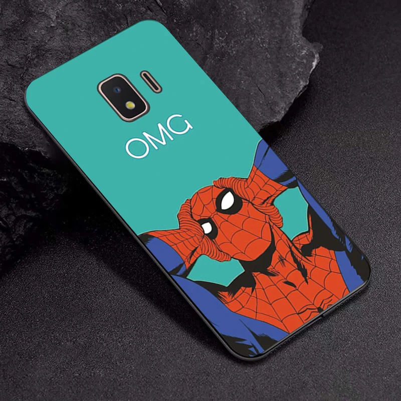 Чехол для телефона Marvel Железный человек для samsung Galaxy J2 J4 Core, черный чехол из ТПУ для samsung J4 J6 Plus чехол J5 J7 Prime - Цвет: TPUBLK629