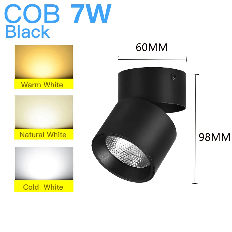 LED Downlights Spot Light 220V Led Spotlights Lamp 5/10/15/25W Down Light Surface Mount Ceiling Kitchen Home Indoor Lighting collingwood downlights LED Downlights